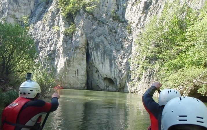 Rafting on the Buzău river